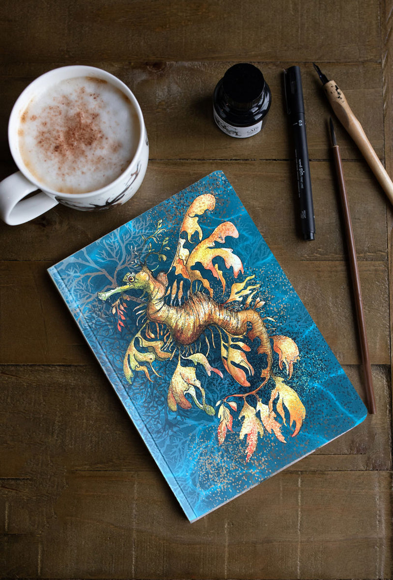 A5 Seadragon Perfect Bound Paperback Notebook