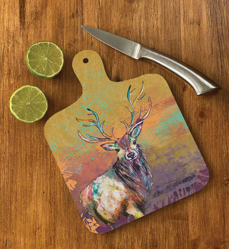 Small Stag Chopping Board