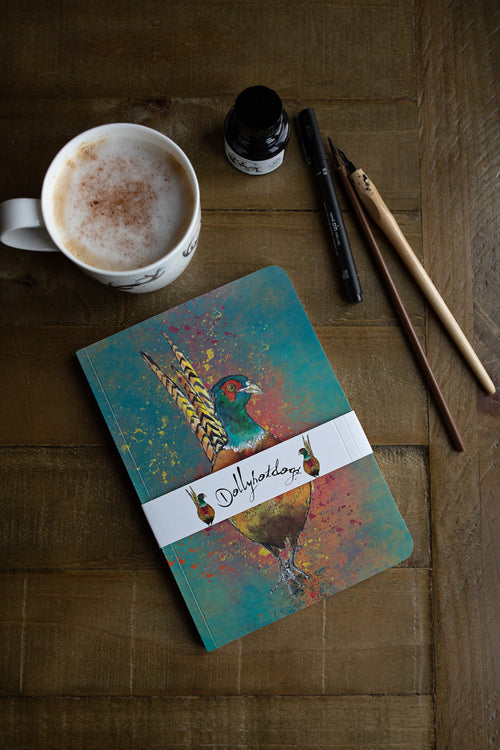 A5 Pheasant Perfect Bound Paperback Notebook