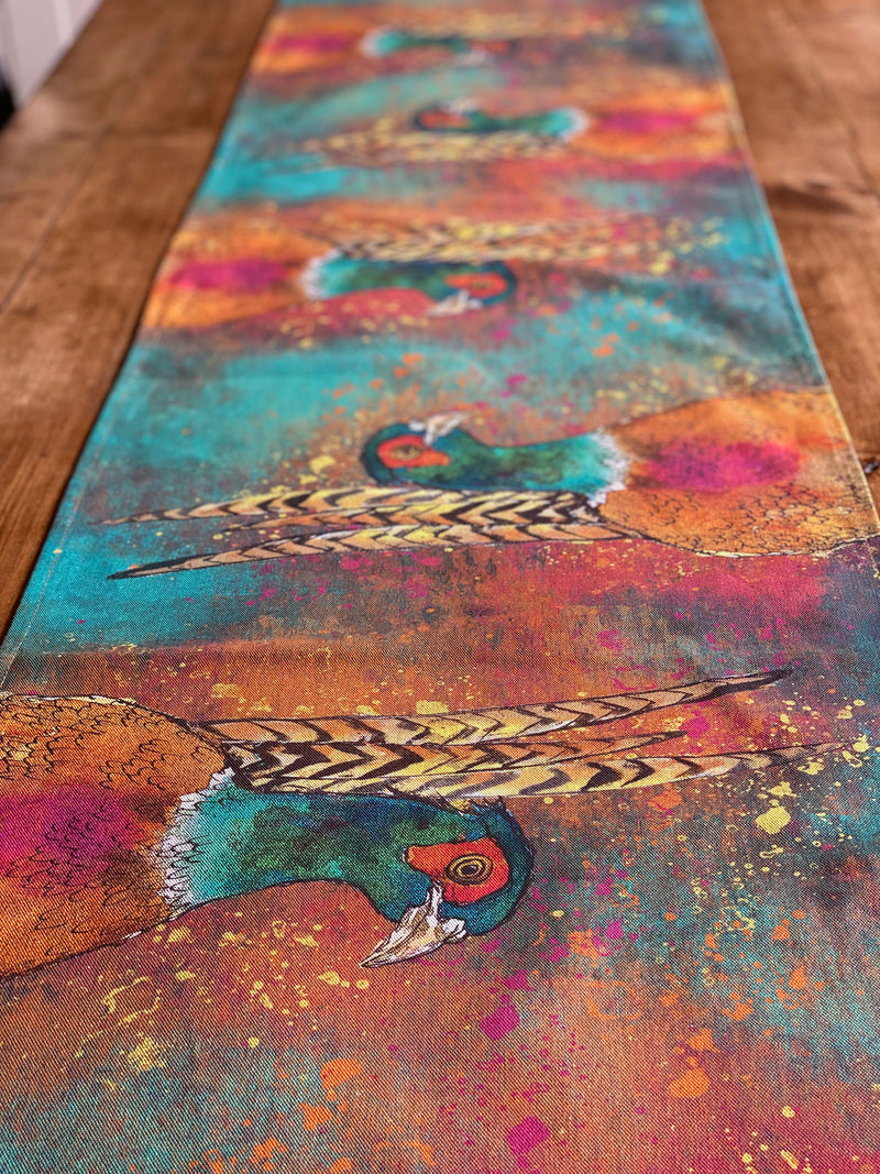 Pheasant Table Runner