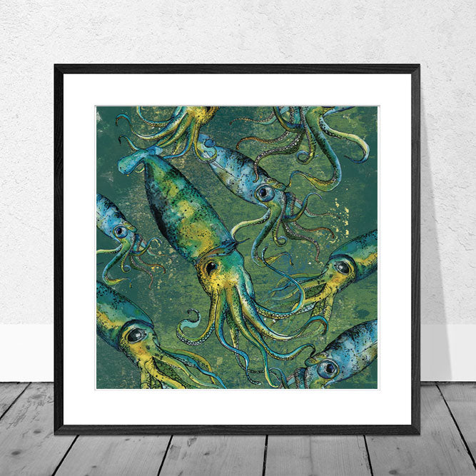 Squid Art Print