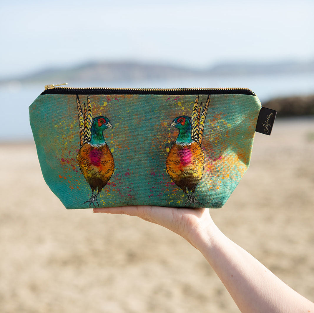 Pheasant Cosmetic Bag