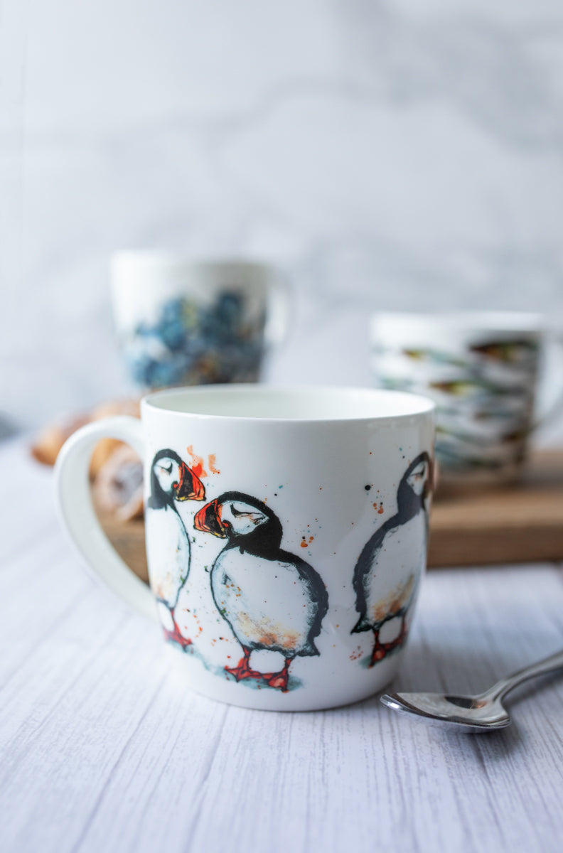 Puffin Bone China Mug