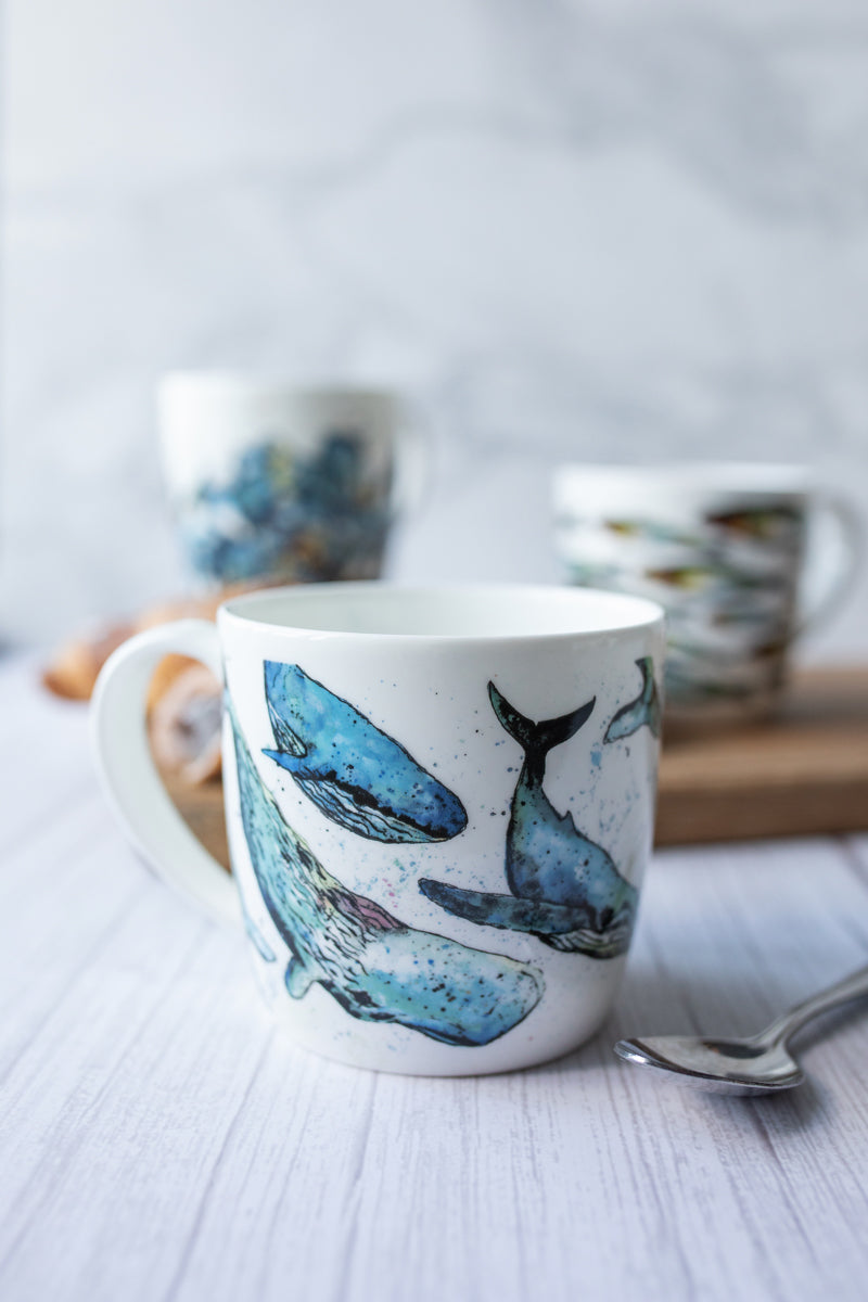Whale Bone China Mug
