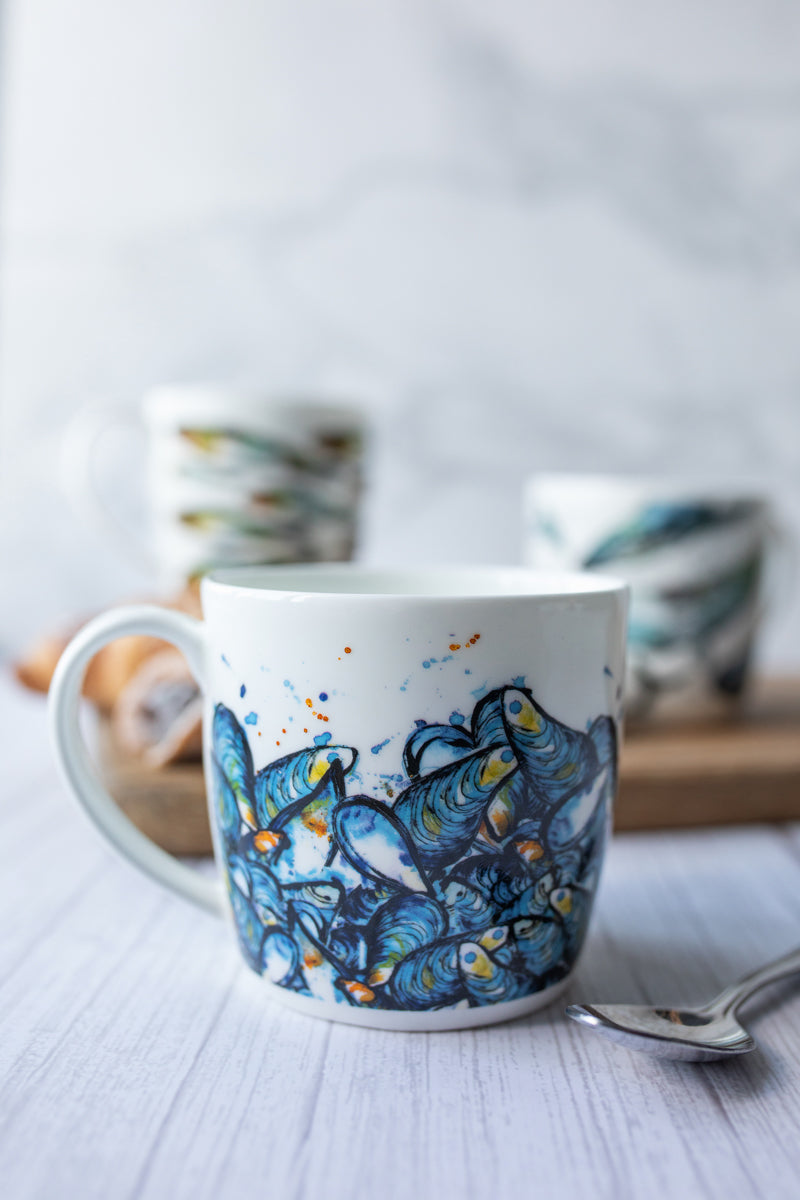 Mussels Bone China Mug
