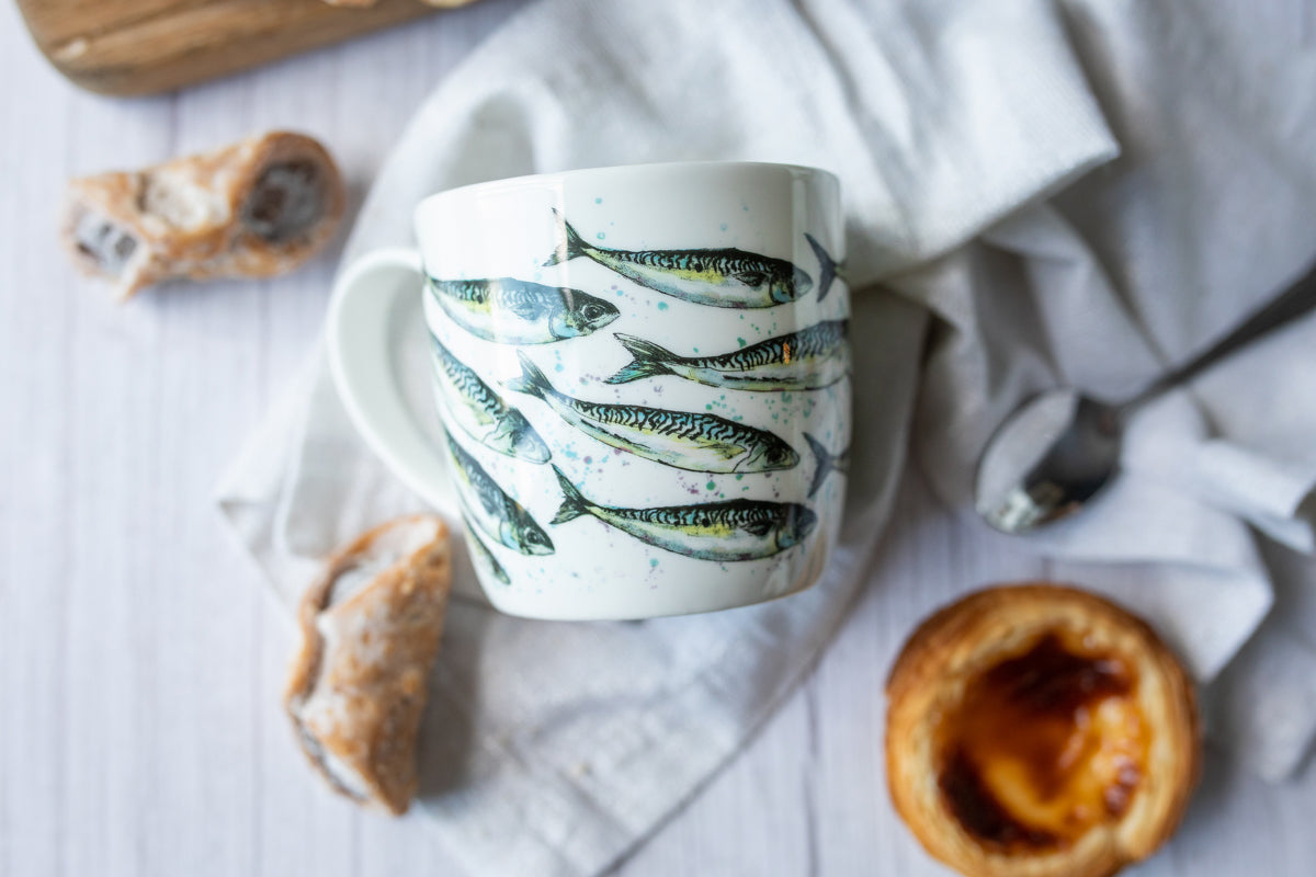 Ambiente Tazza in porcellana, ca. 400 ml, Bone China Mug per tè o caffè Maritim Sea Animals Ambiente Tazza in porcellana, ca. 400 ml, Bone China Mug per tè o caffè Maritim Sea Animals