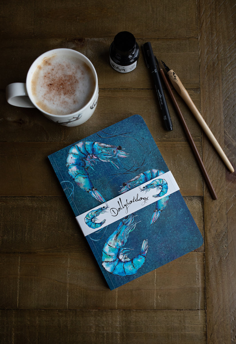 A5 Prawn Perfect Bound Paperback Notebook