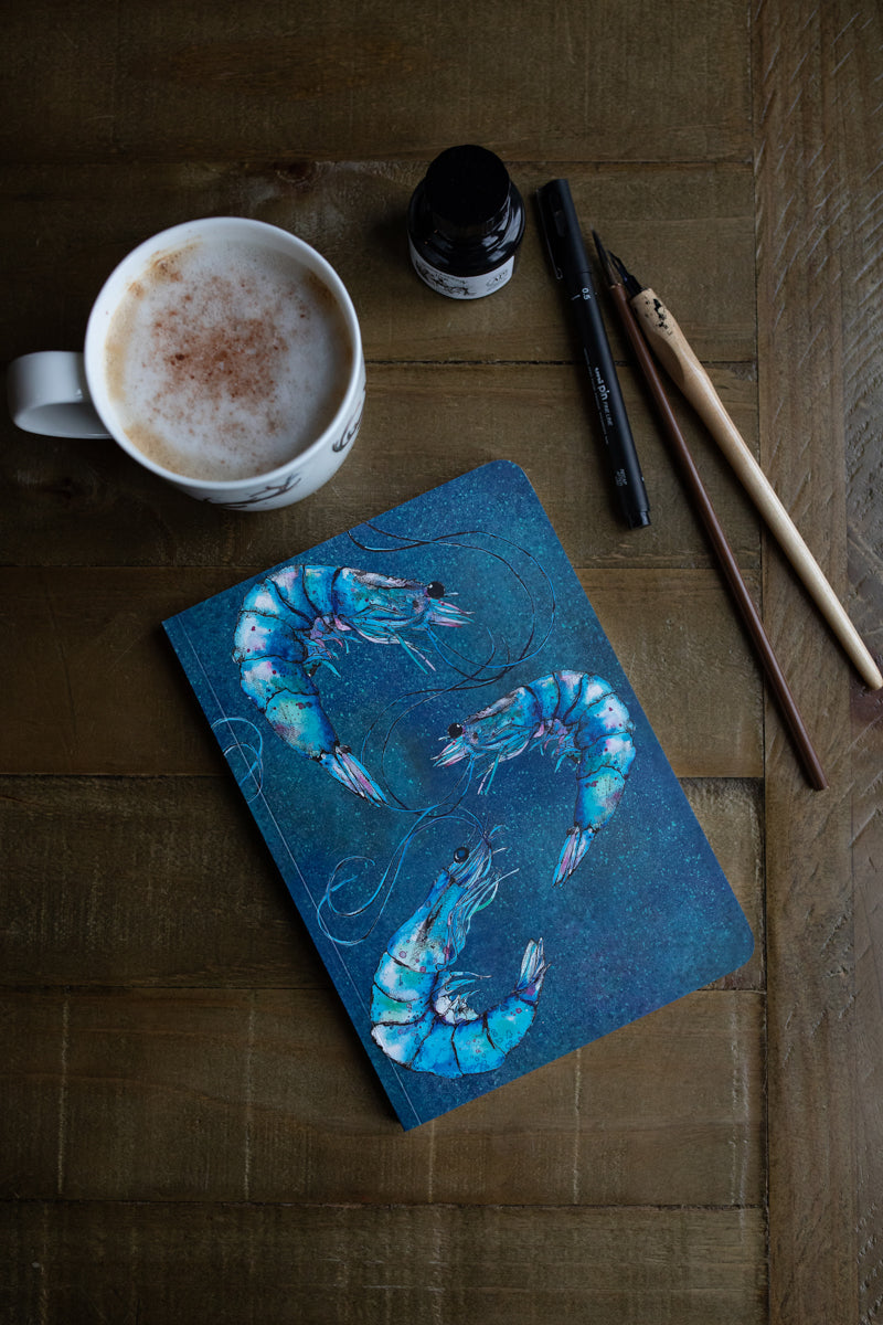 A5 Prawn Perfect Bound Paperback Notebook