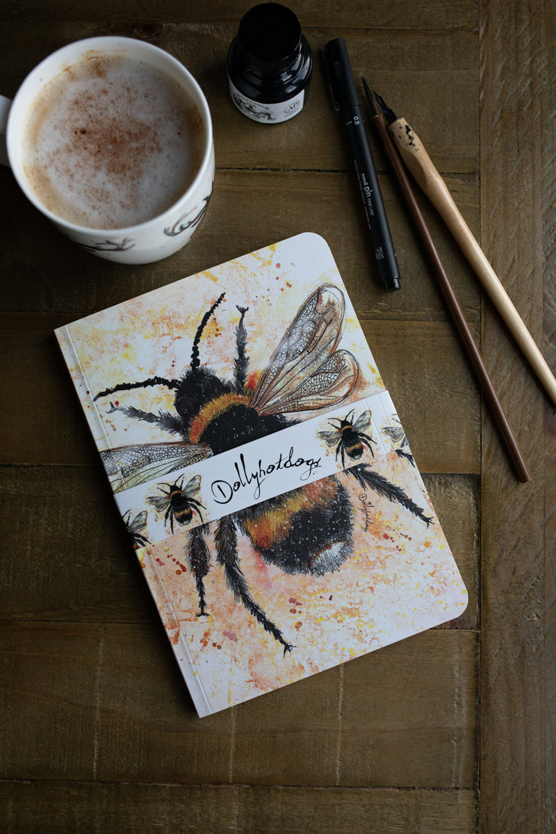 A5 Bee Perfect Bound Paperback Notebook