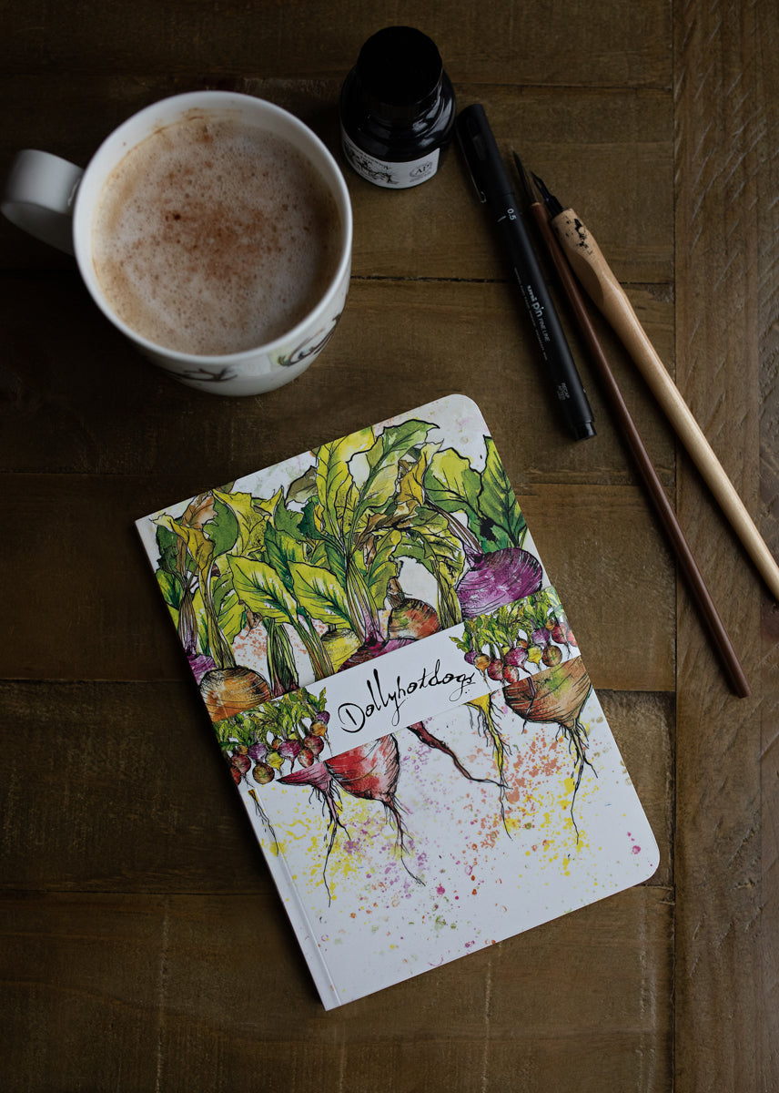 A5 Radish Perfect Bound Paperback Notebook
