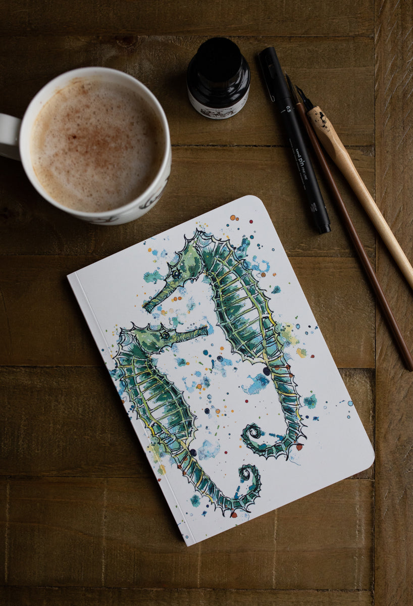 A5 Seahorse Perfect Bound Paperback Notebook
