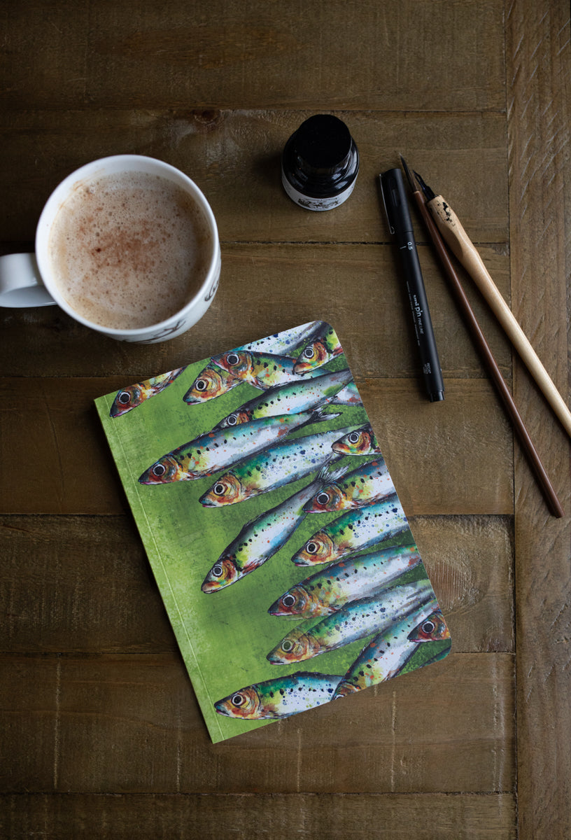 A5 Sardine Perfect Bound Paperback Notebook