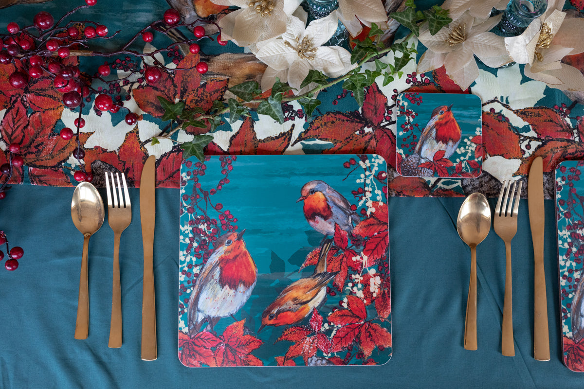 Christmas Robin Table Runner