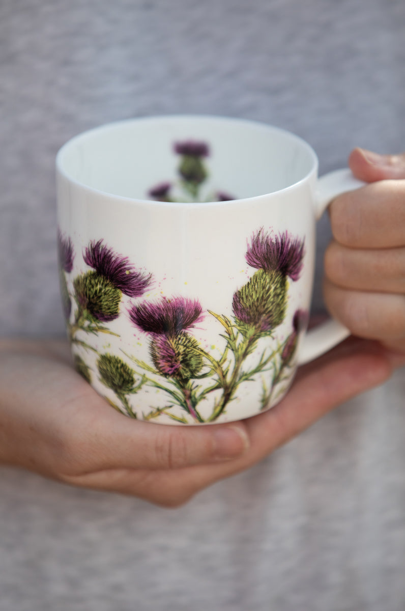 Thistle Bone China Mug