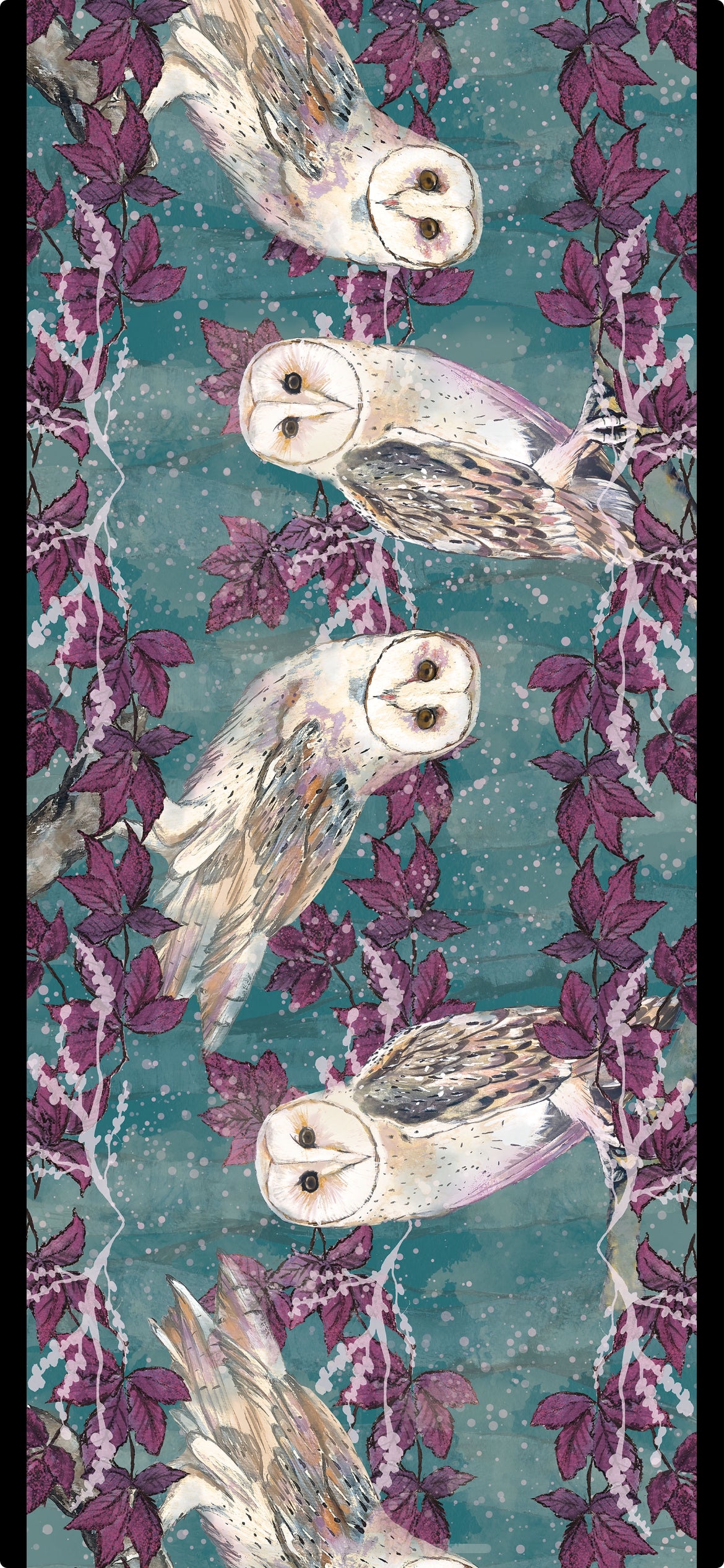 Winter Owl Table Runner