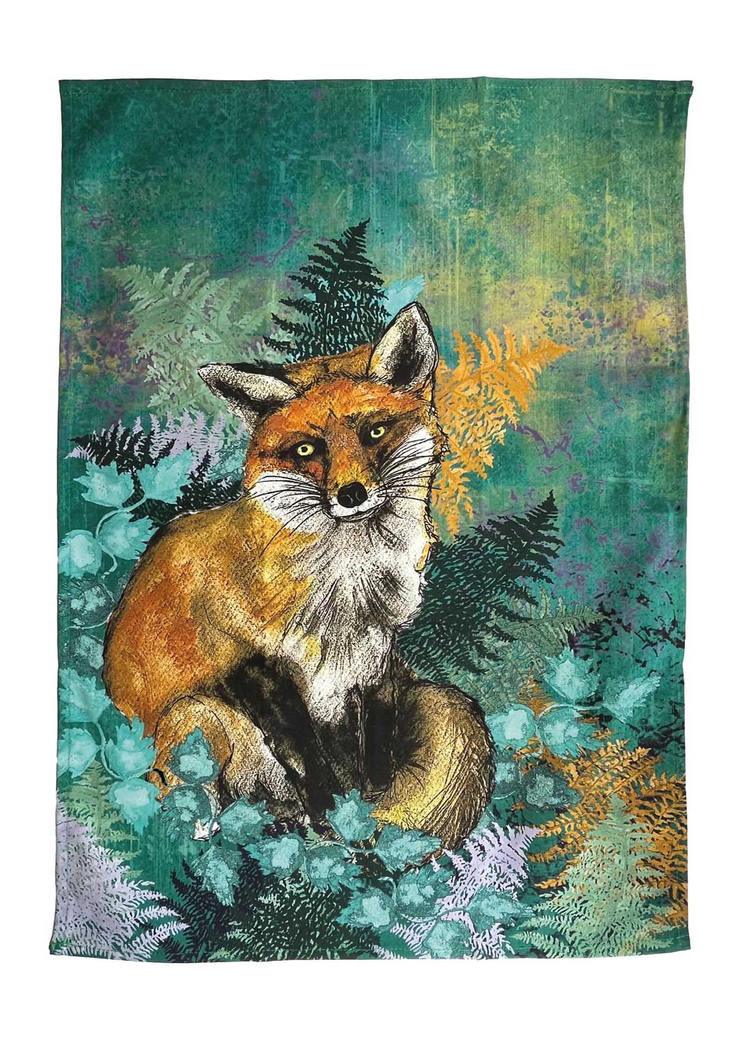 Fox Tea Towel