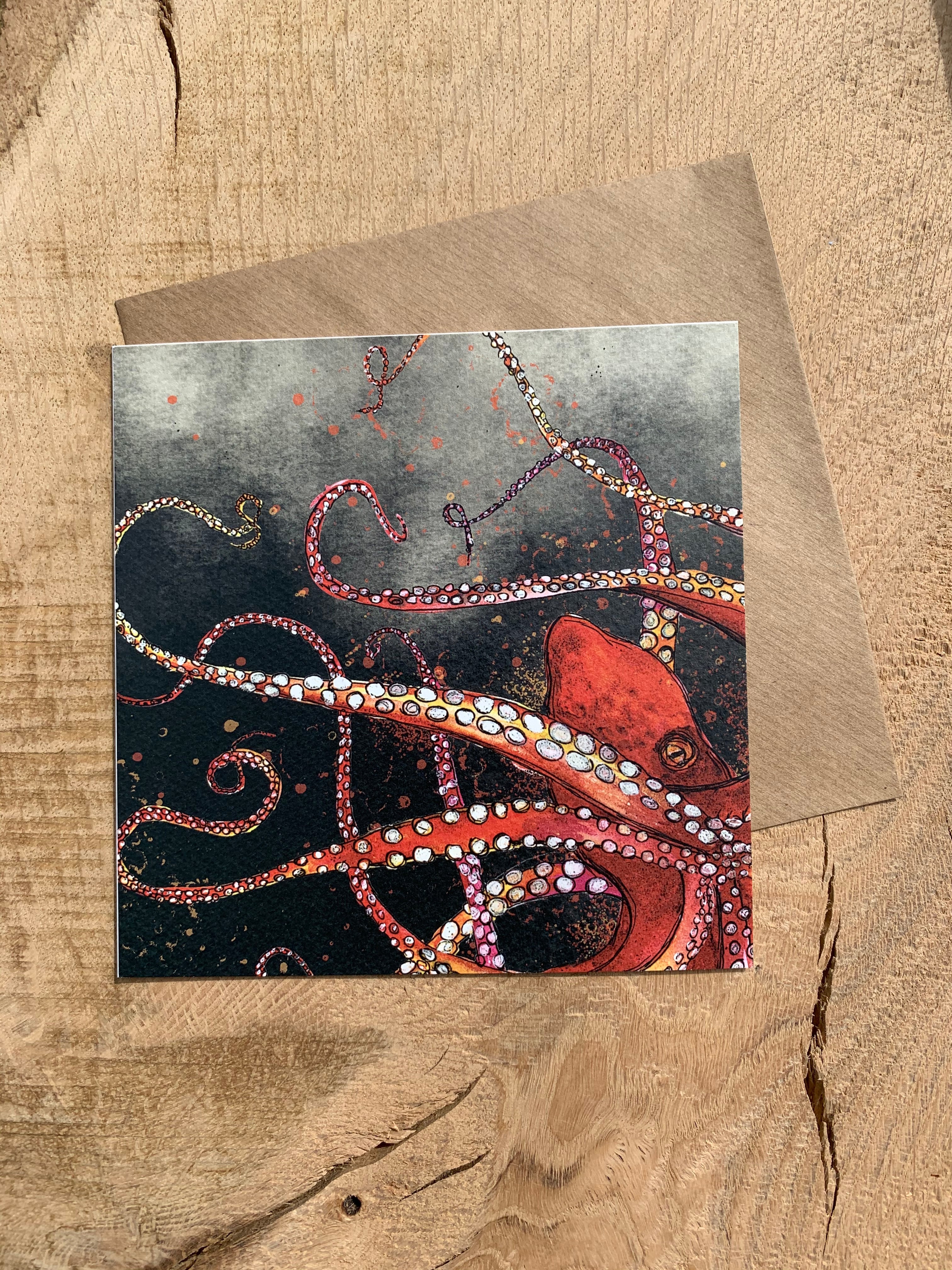 Pack of 5 Greeting Cards - Sea Creatures