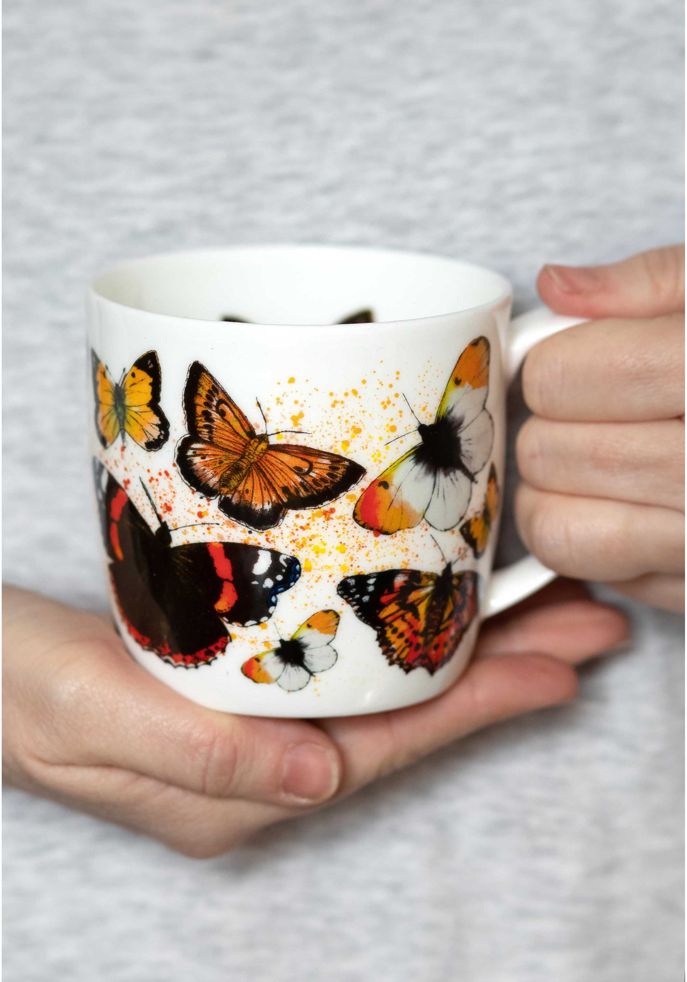 Butterfly Bone China Mug