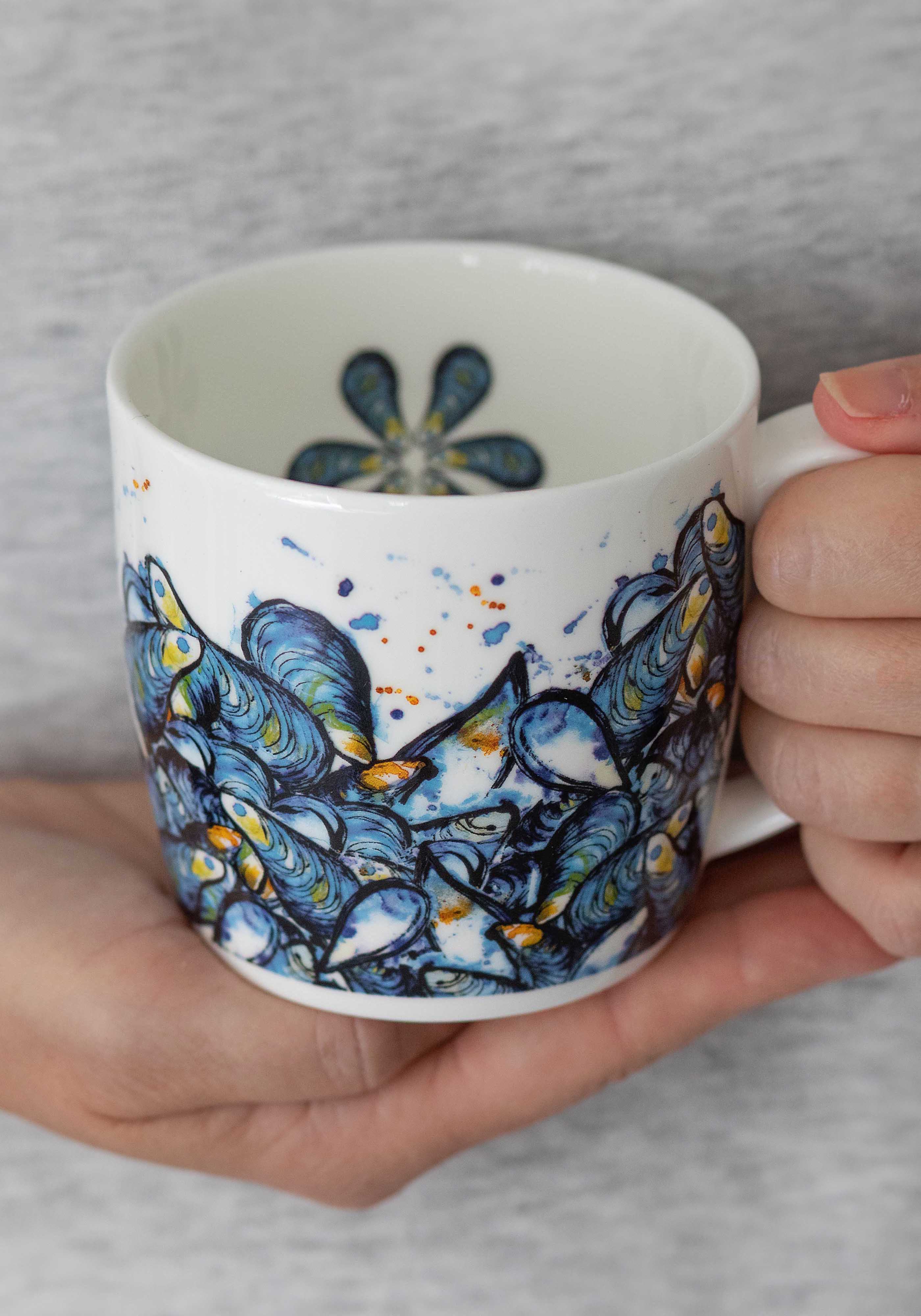 Mussels Bone China Mug