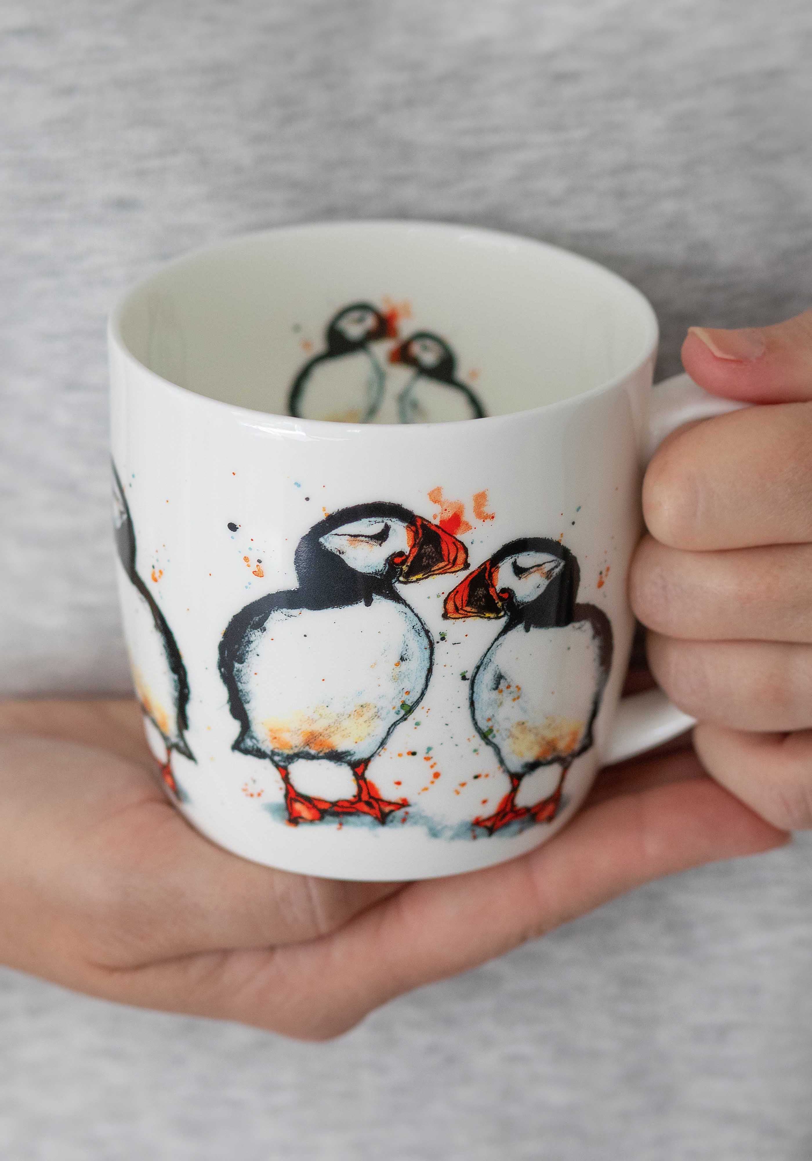Puffin Bone China Mug