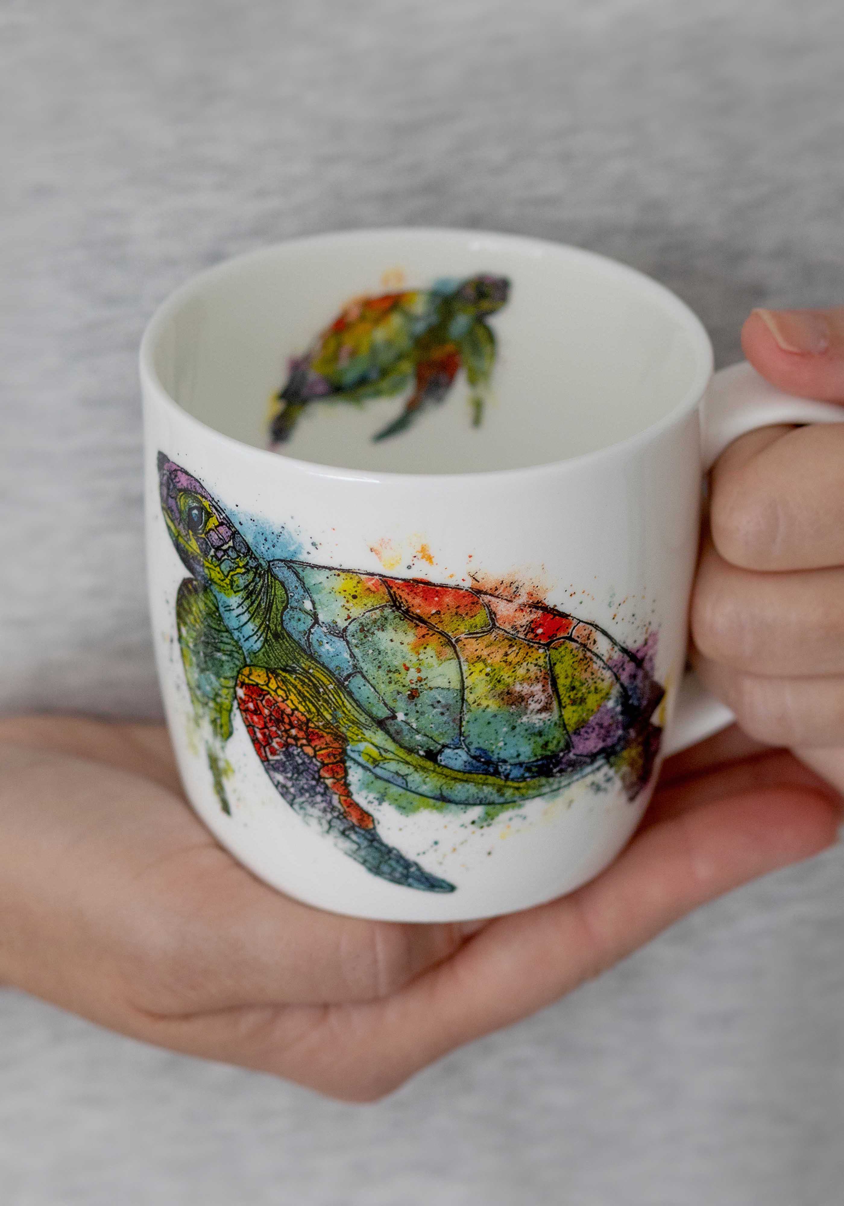 Turtle Bone China Mug