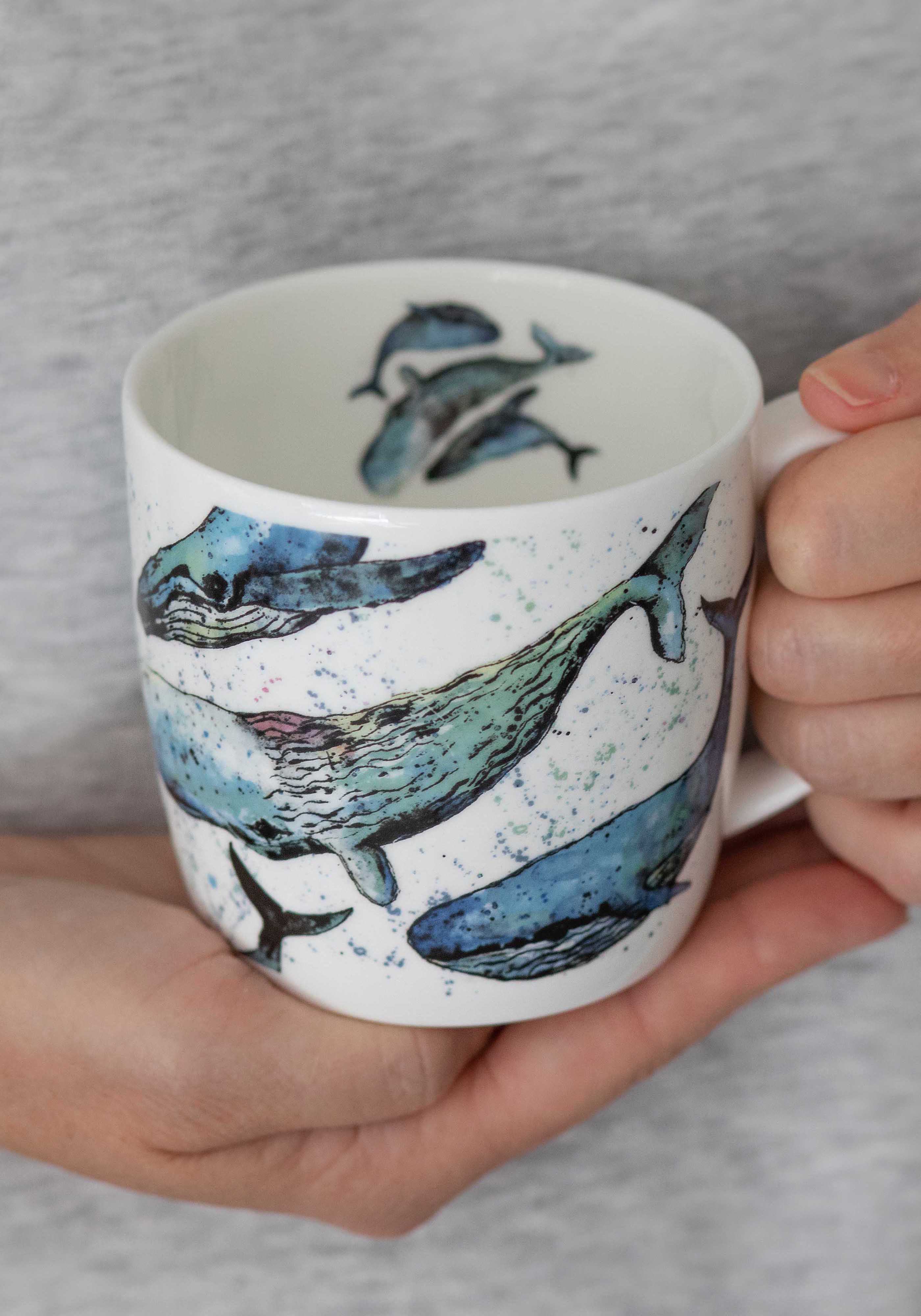 Whale Bone China Mug