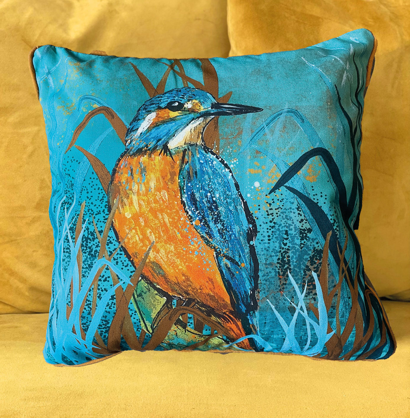 Kingfisher Cushion Cover