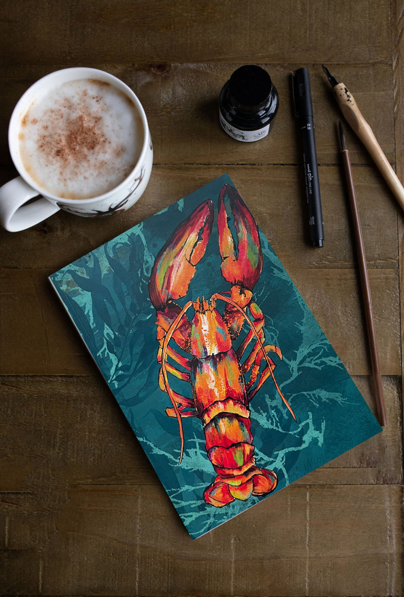 A5 Lobster Perfect Bound Paperback Notebook