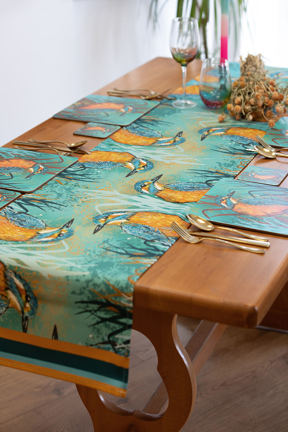 Kingfisher Table Runner