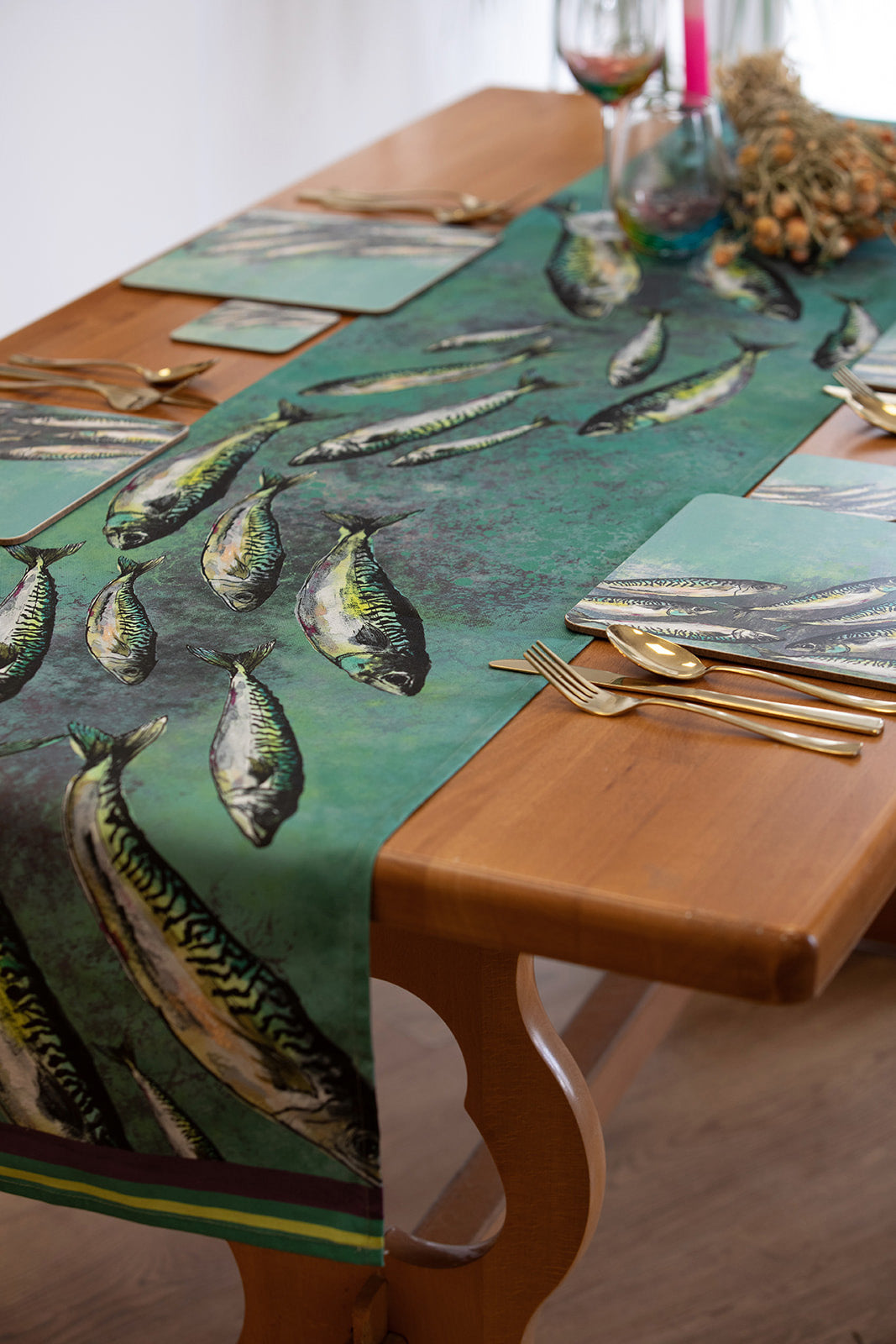 Mackerel Table Runner