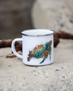 Turtle Enamel Mug