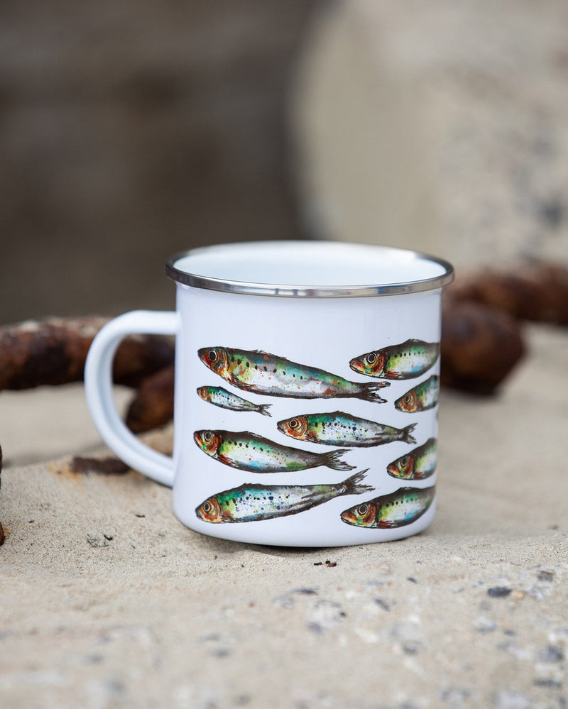 Sardines Enamel Mug