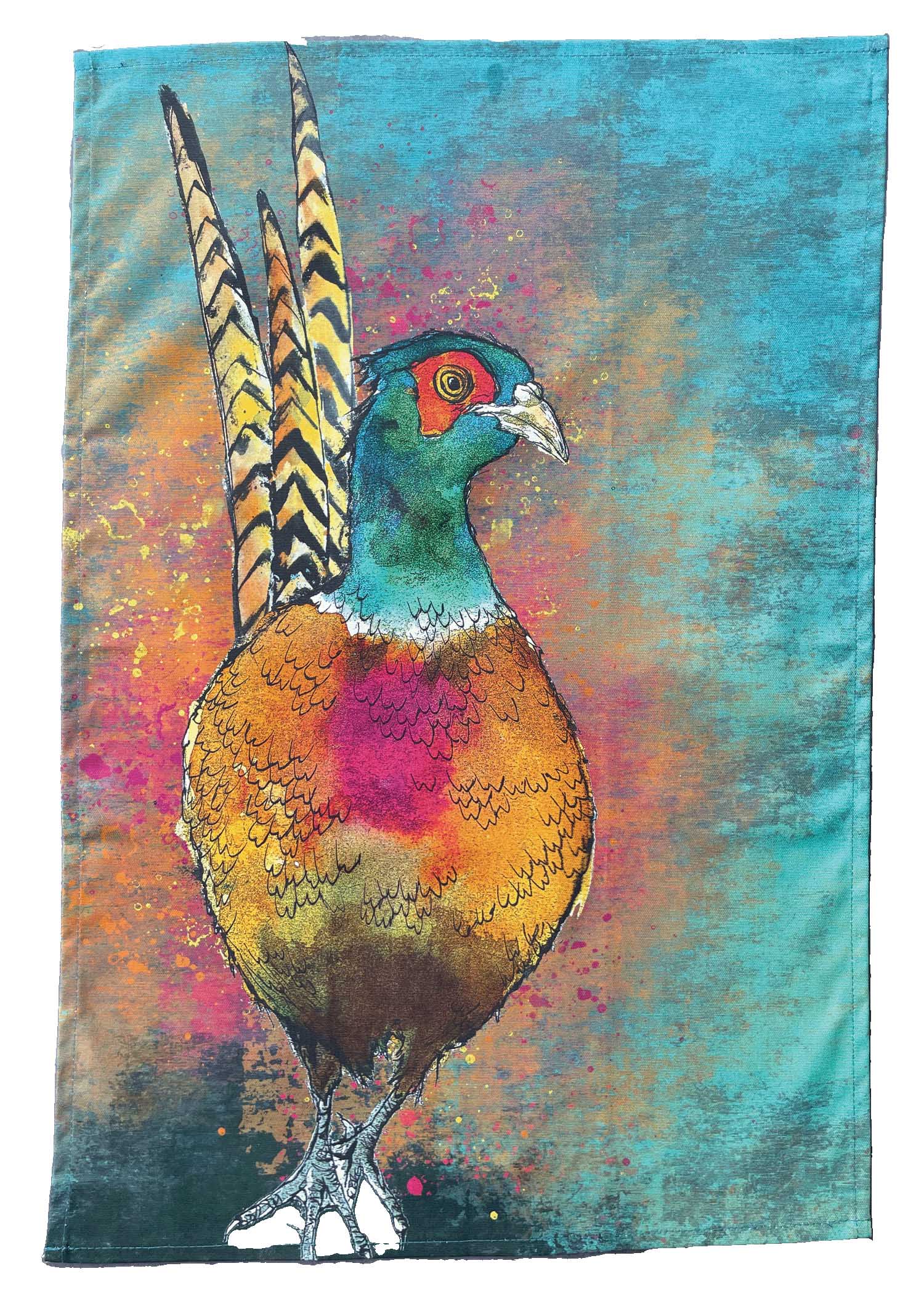Pheasant Tea Towel