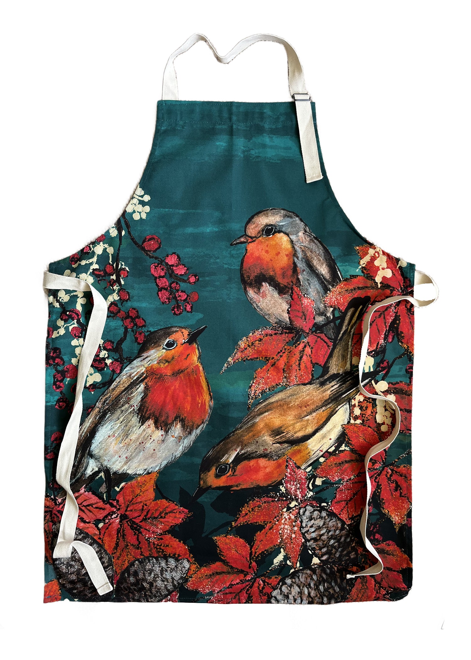 Christmas Robin Apron