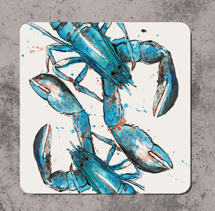 Blue Lobster Coaster