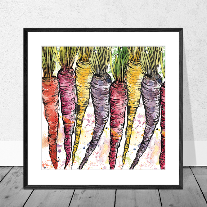 Carrots Art Print