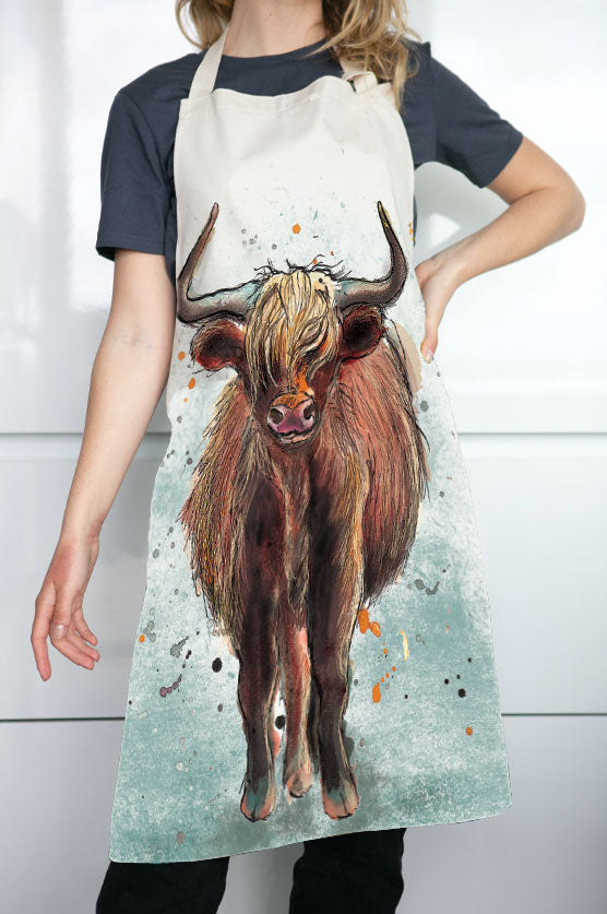 Highland Cow Apron