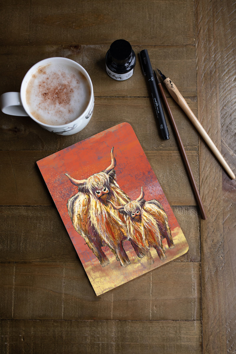 A5 Cow Perfect Bound Paperback Notebook