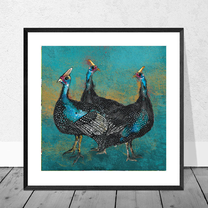 Guinea Fowl Art Print