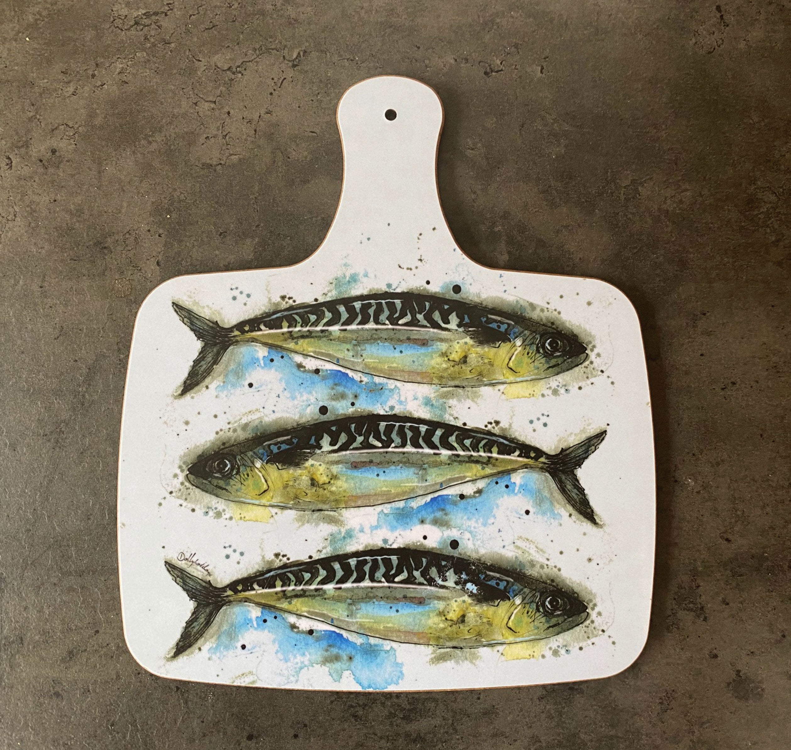 Large Chopping Board - Mackerel