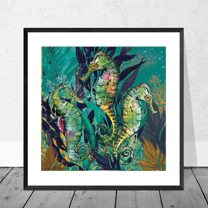 Seahorse Art Print