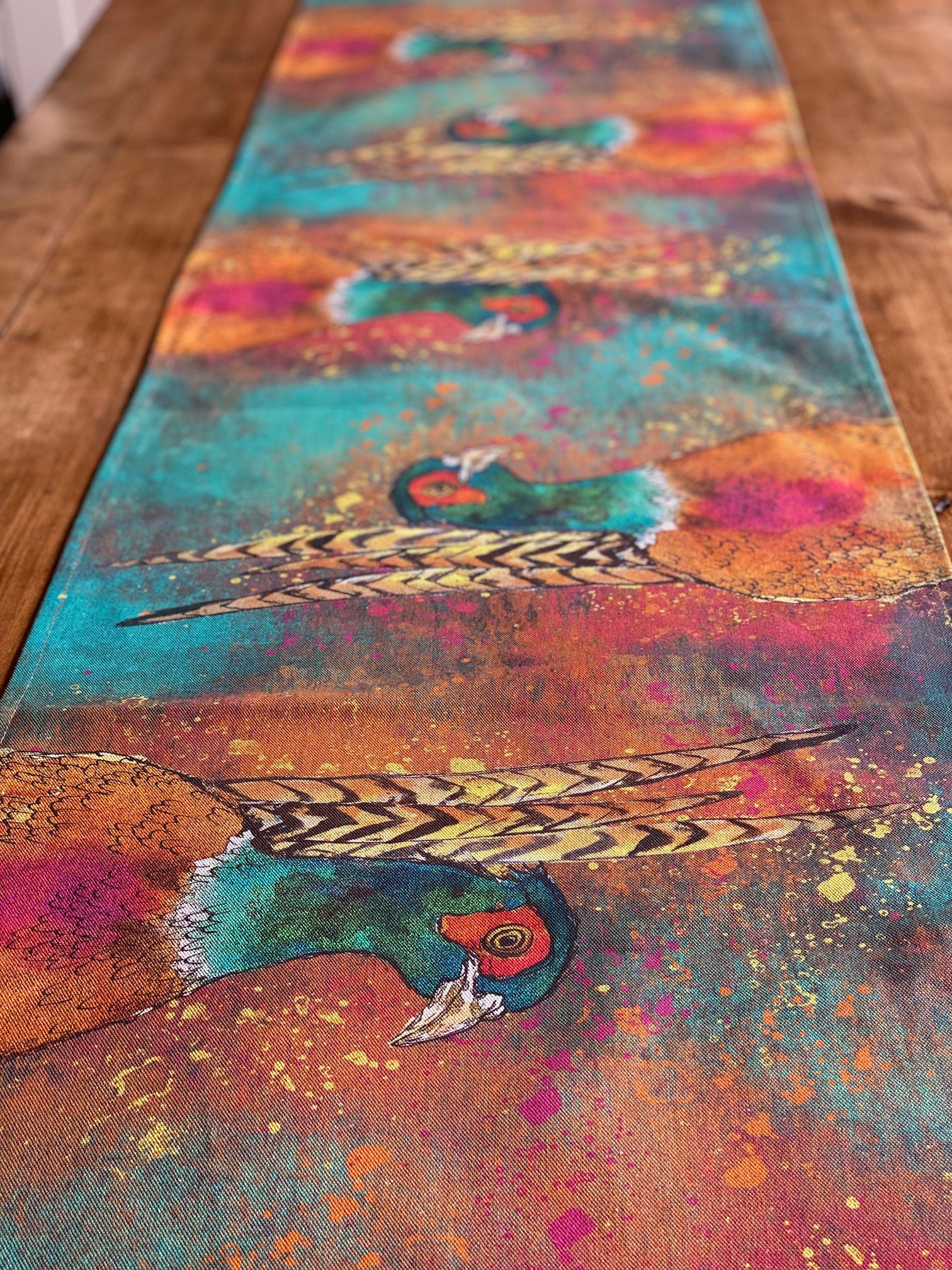 Pheasant Table Runner