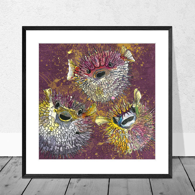 Pufferfish Art Print