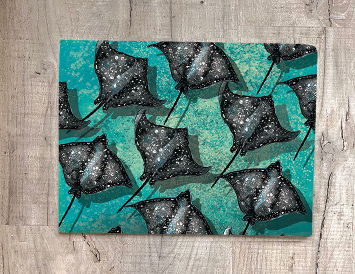Glass Workstop Saver with Beautiful Ray Design