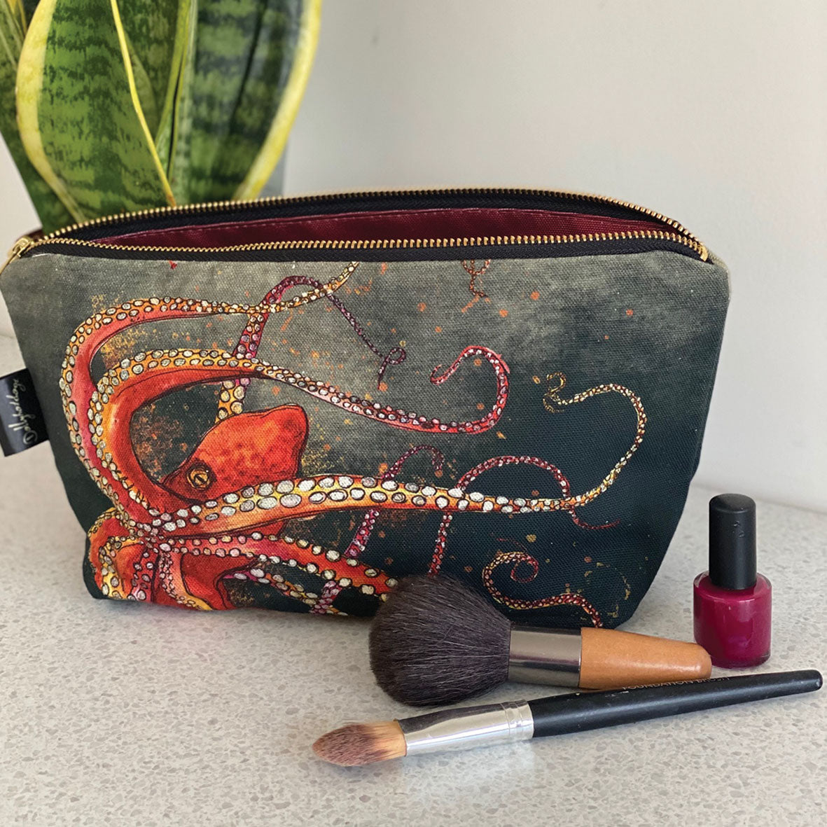 Octopus Cosmetic Bag
