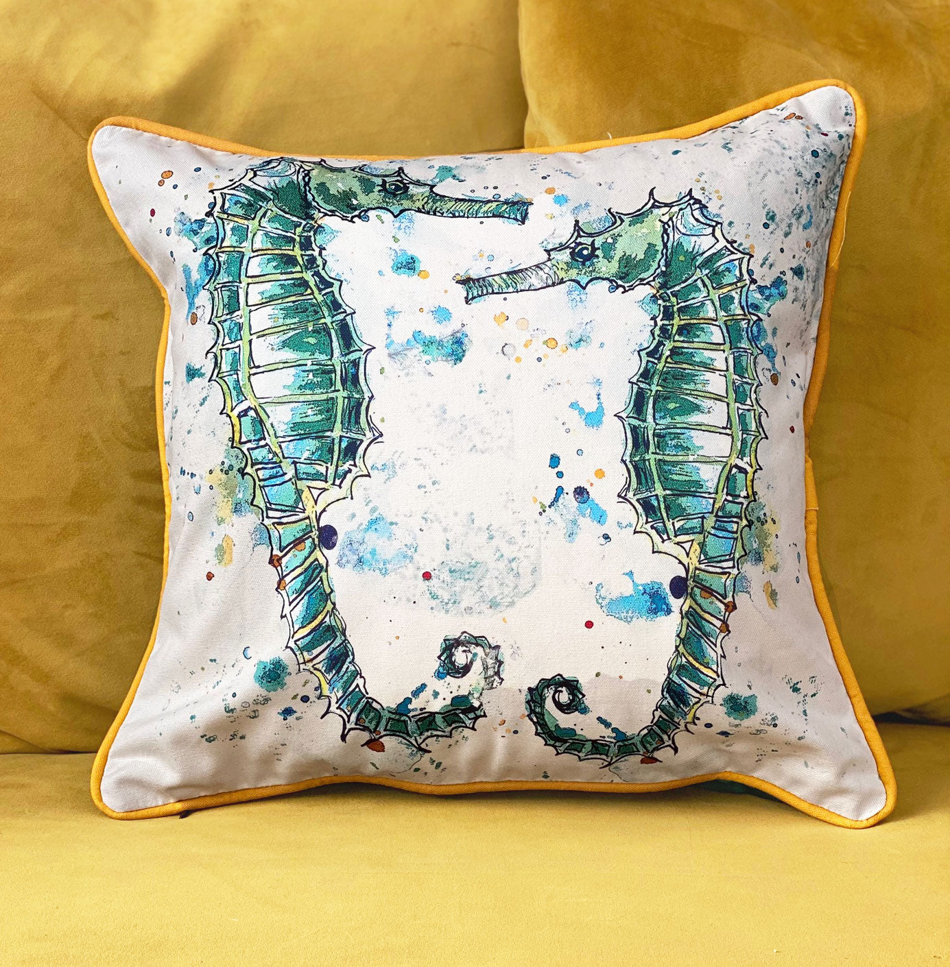 Seahorse Cushion Cover