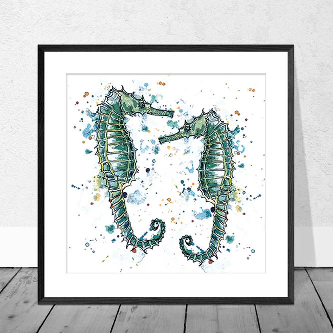 Seahorse Art Print
