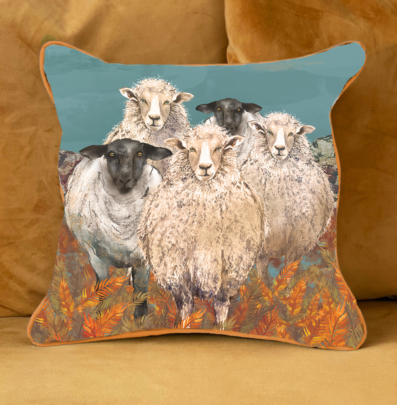 Sheep Cushion Cover