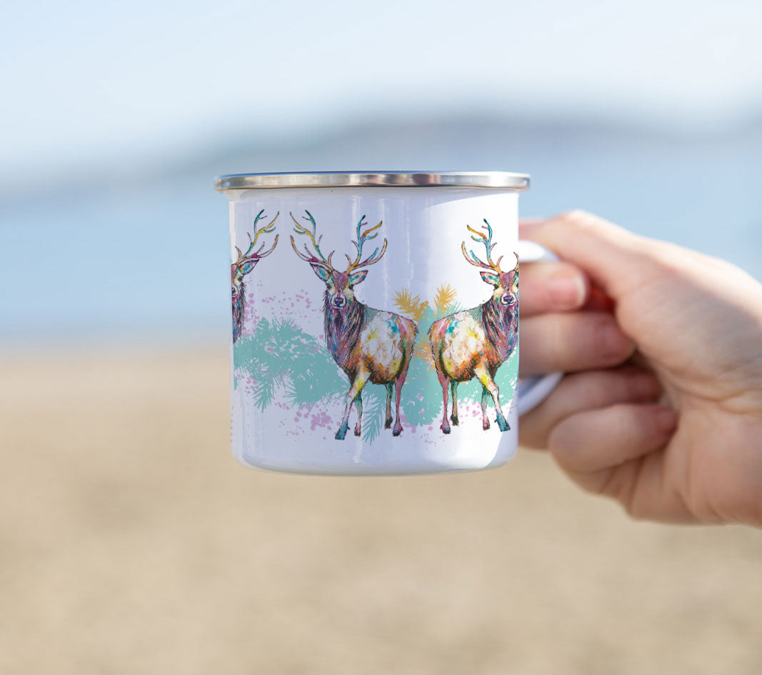 Stag Enamel Mug