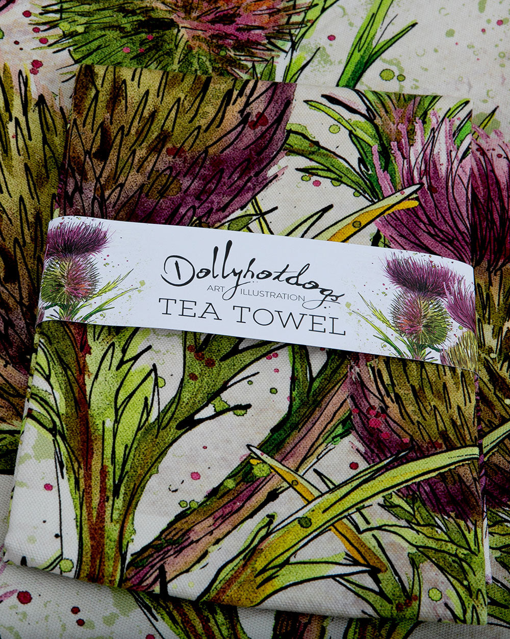 Thistle Tea Towel